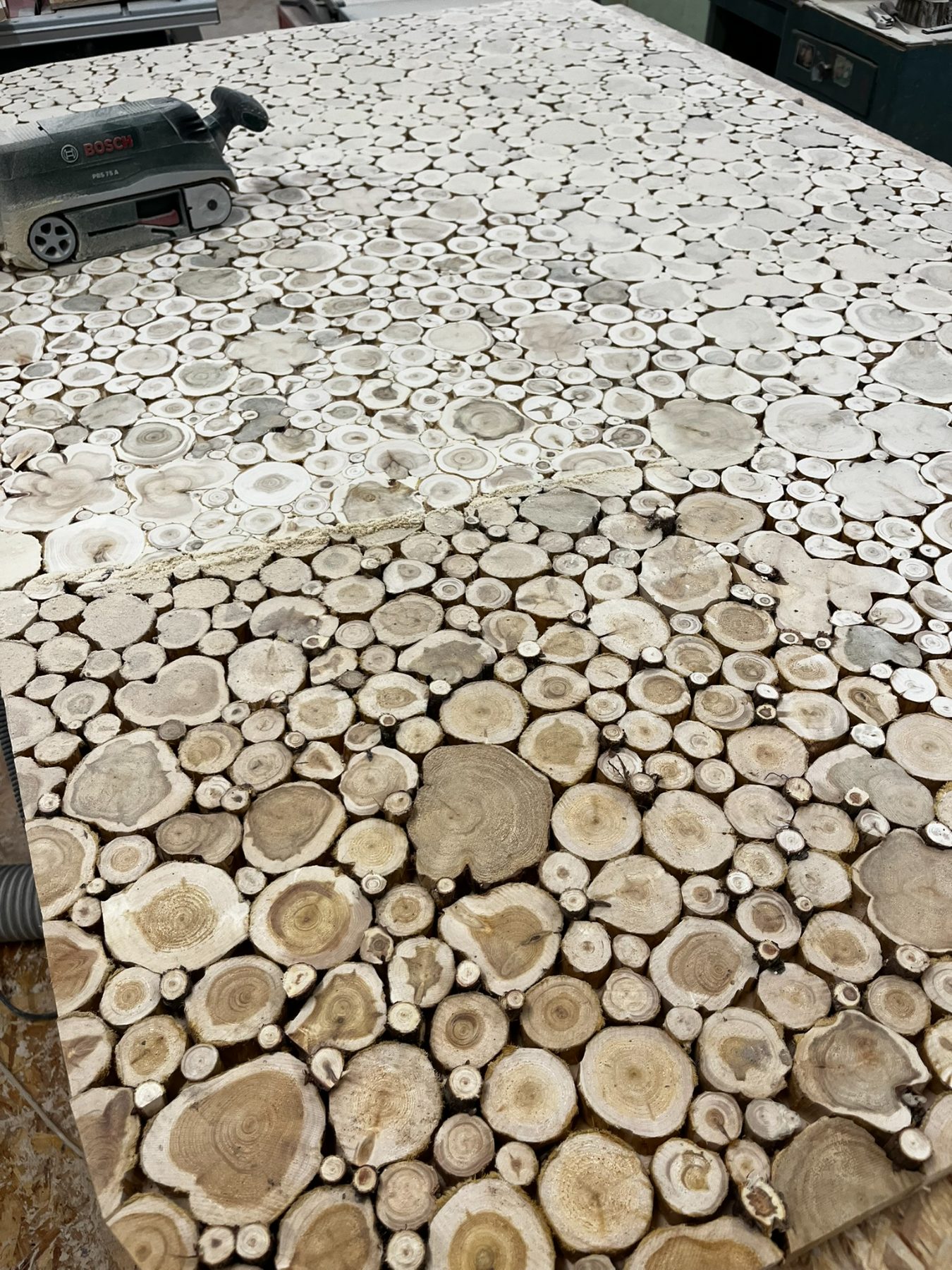 Juniper panels for a luxury sauna interior